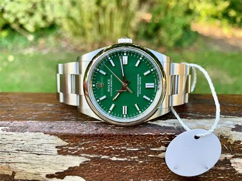 rolex oyster 36 green|rolex oyster 36mm price.